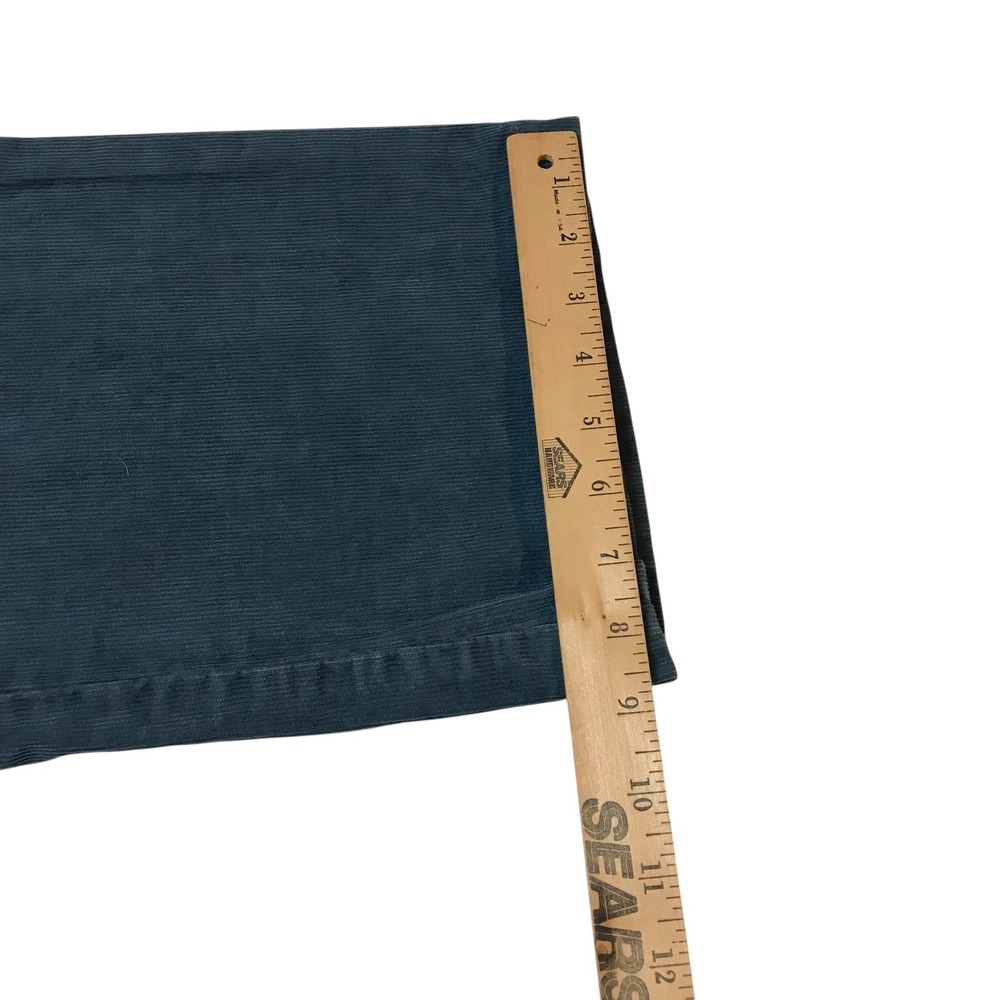 Prana Corduroy Pants Women Size 12 teal Regular Fit Straight Leg‎ Casual - Picture 6 of 14